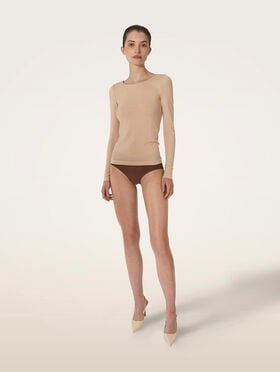 PURE WOOL TOP LONG SLEEVES