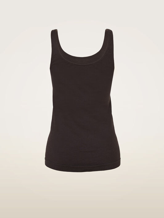 PURE WOOL TOP SLEEVELESS