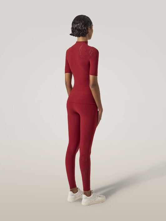 ROSE NET TOP SHORT SLEEVES ROSE NET TOP SHORT SLEEVES