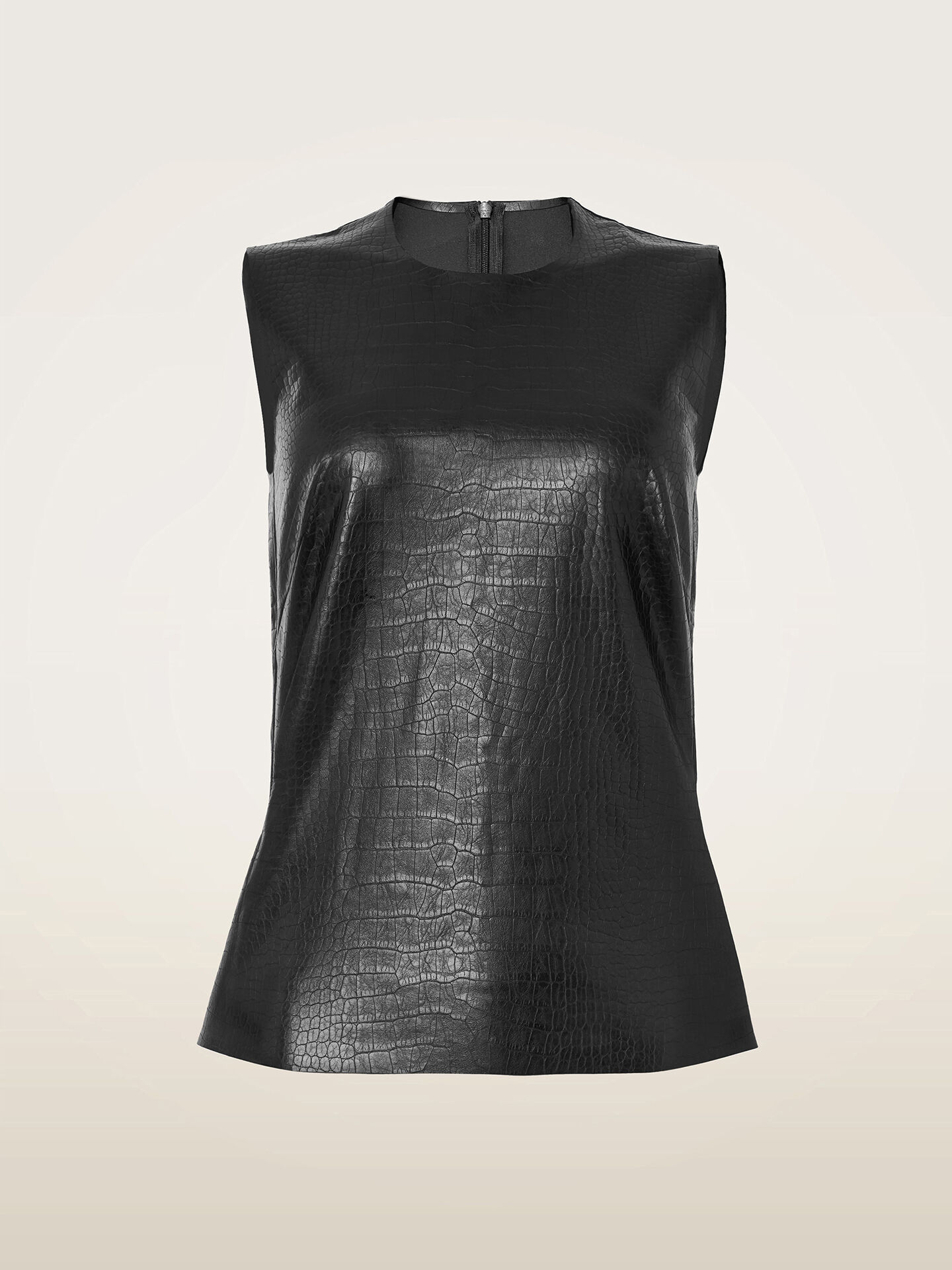 EMBOSSED ALLIGATOR TOP SLEEVEL EMBOSSED ALLIGATOR TOP SLEEVEL