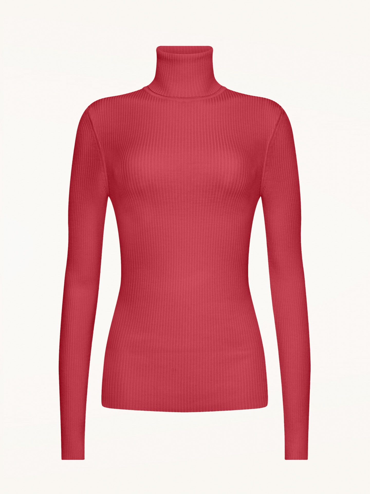 MERINO FINE RIB TOP LONG SLEEV