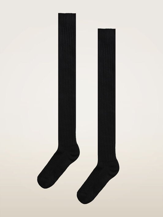 WOOL RIB SOCKS