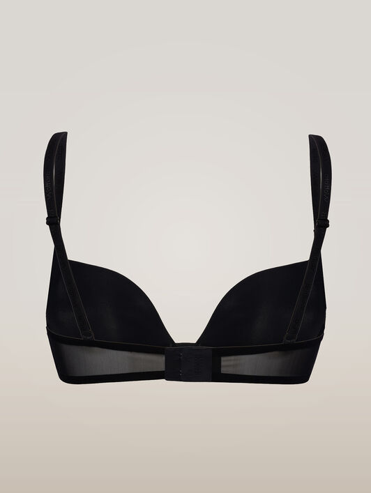 BONDED TO TULLE PUSH-UP BRA