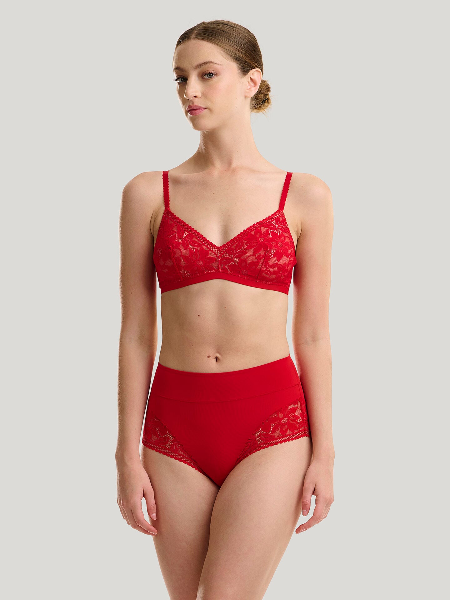 LACE HIGH WAIST BRIEF LACE HIGH WAIST BRIEF