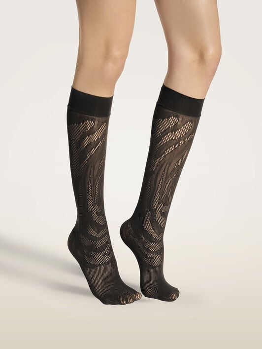 ROSEBLOOM NET KNEE-HIGHS ROSEBLOOM NET KNEE-HIGHS