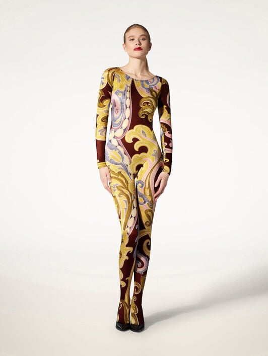 PAISLEY BAROQUE CATSUIT PAISLEY BAROQUE CATSUIT