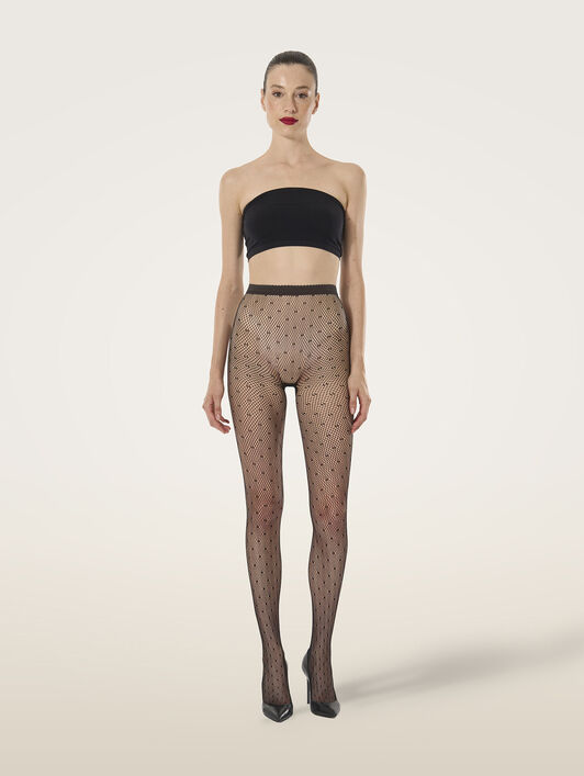 DOTTED NET TIGHTS