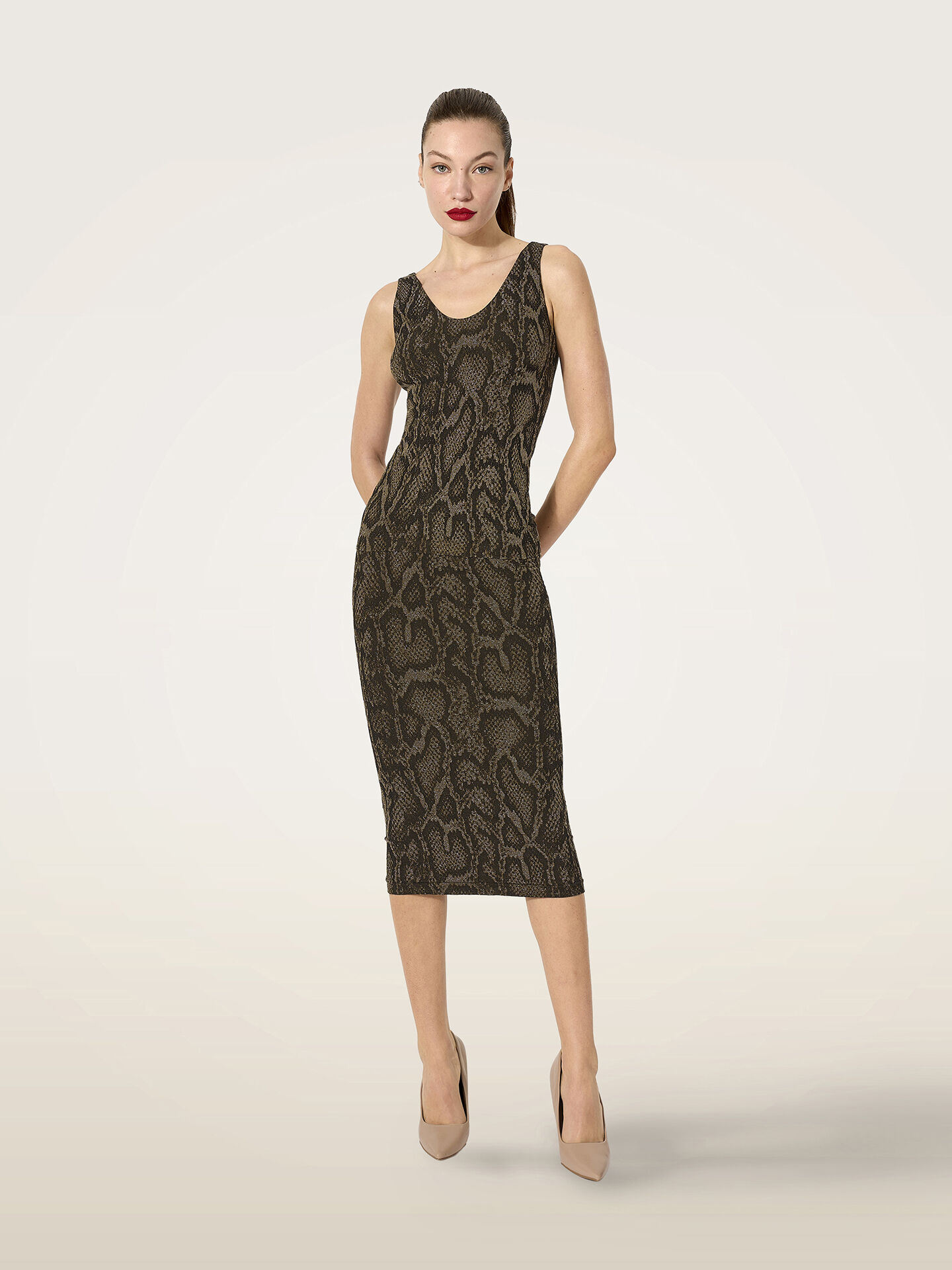 SHIMMERING PYTHON T.SLEEVELESS SHIMMERING PYTHON T.SLEEVELESS