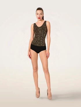 SHIMMERING PYTHON T.SLEEVELESS