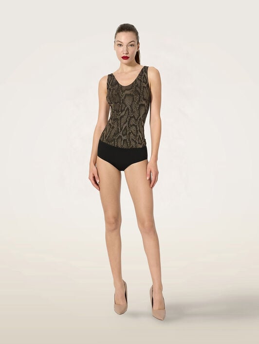SHIMMERING PYTHON T.SLEEVELESS SHIMMERING PYTHON T.SLEEVELESS