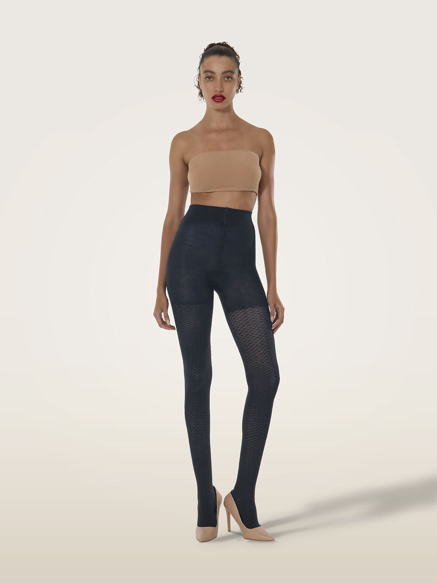 MERINO PATTERN TIGHTS