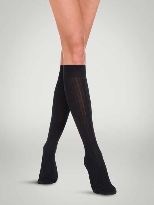 LUXURY COTTON RIB KNEE-HIGHS LUXURY COTTON RIB KNEE-HIGHS