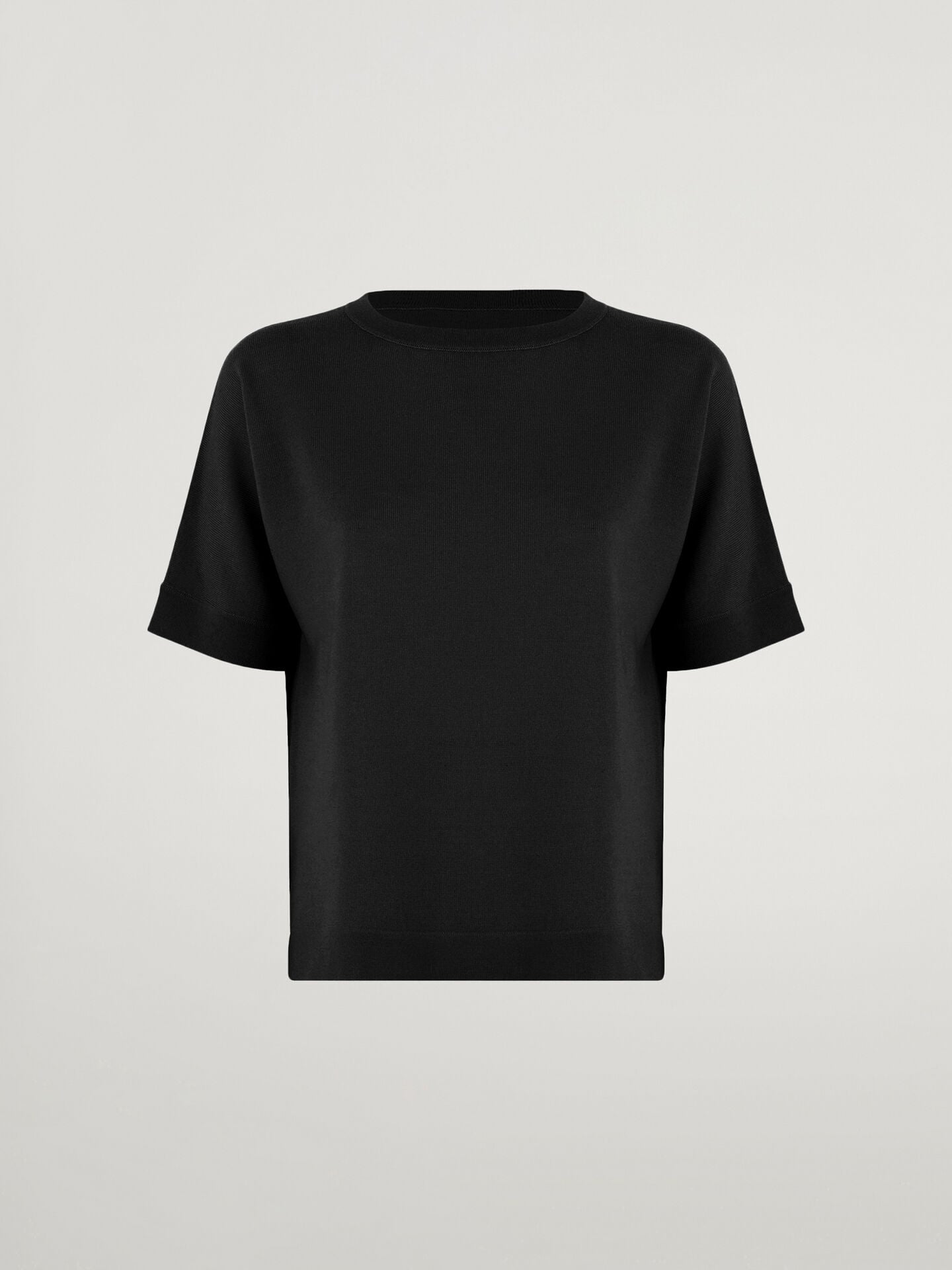 MERINO BLEND TOP SHORT SLEEVES MERINO BLEND TOP SHORT SLEEVES