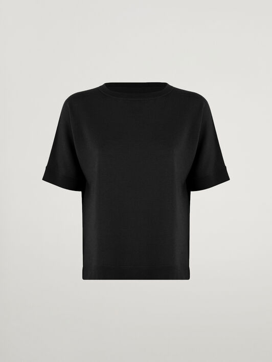 MERINO BLEND TOP SHORT SLEEVES MERINO BLEND TOP SHORT SLEEVES
