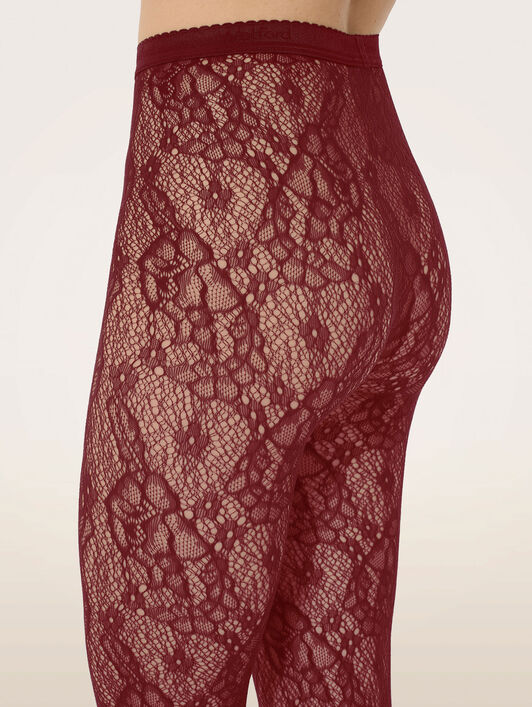 INFINITE ROSE NET TIGHTS