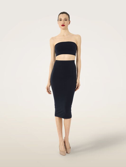 SEAMLESS WOOL SKIRT