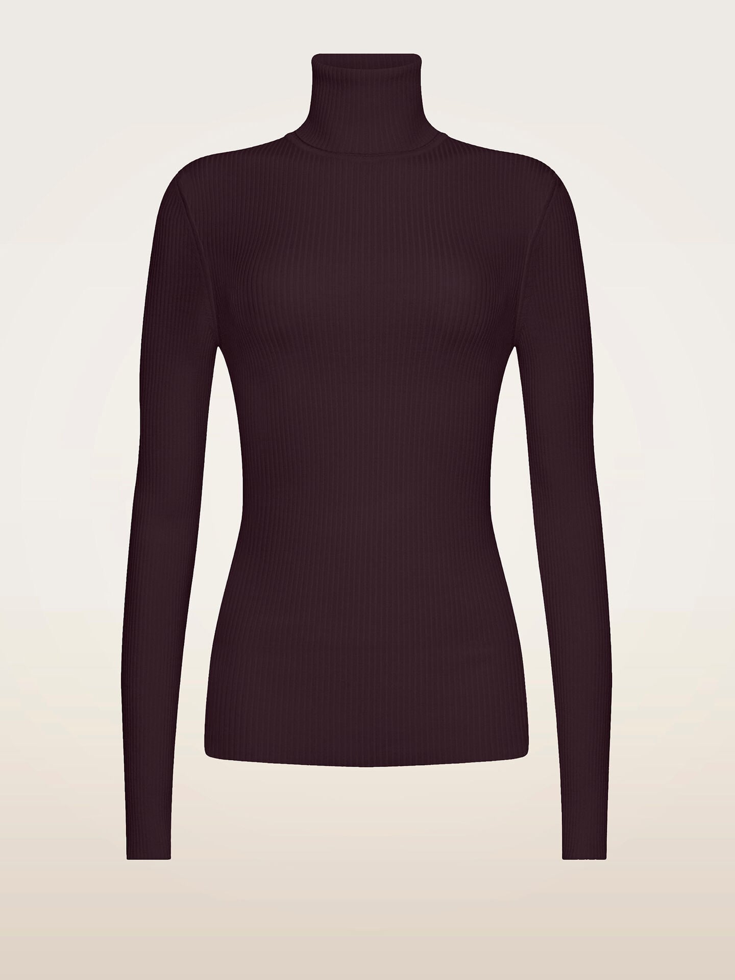MERINO FINE RIB TOP LONG SLEEVES