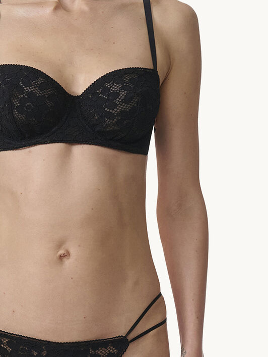 BOLD LACE BANDEAU BRA BOLD LACE BANDEAU BRA