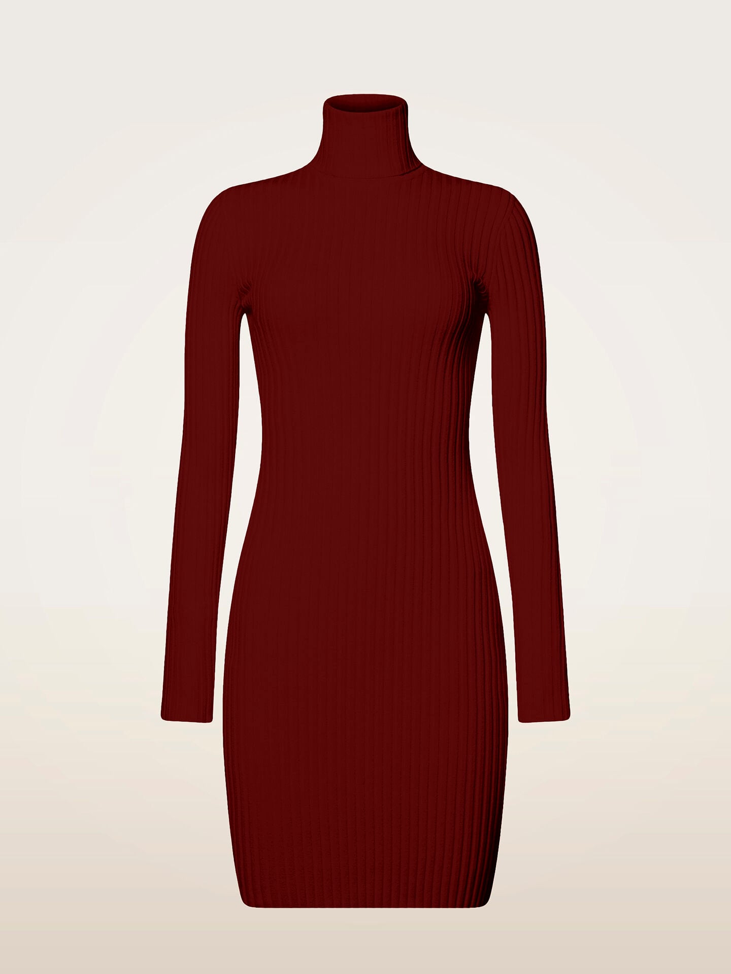 MERINO RIB DRESS