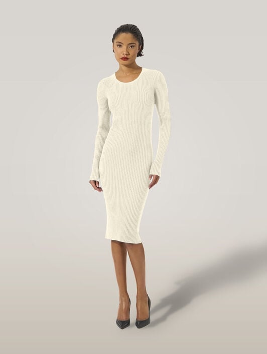 FINE MERINO RIB DRESS FINE MERINO RIB DRESS