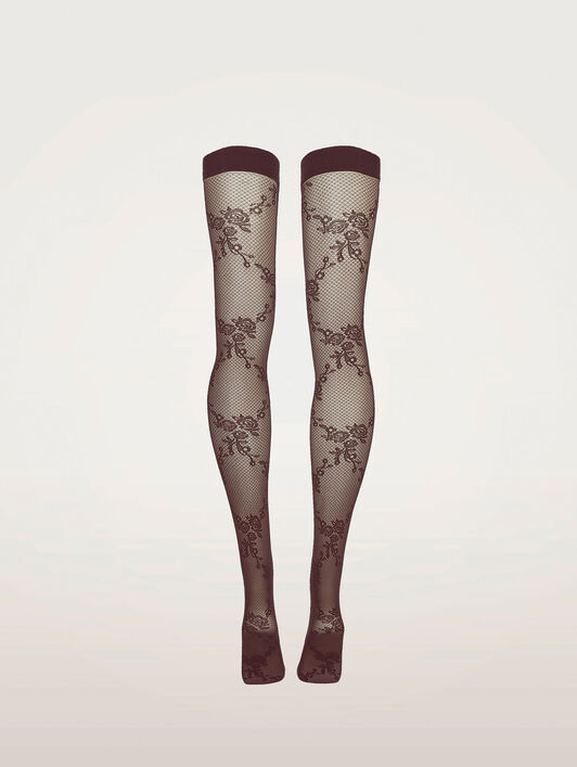 FLORAL LACE STAY-UP