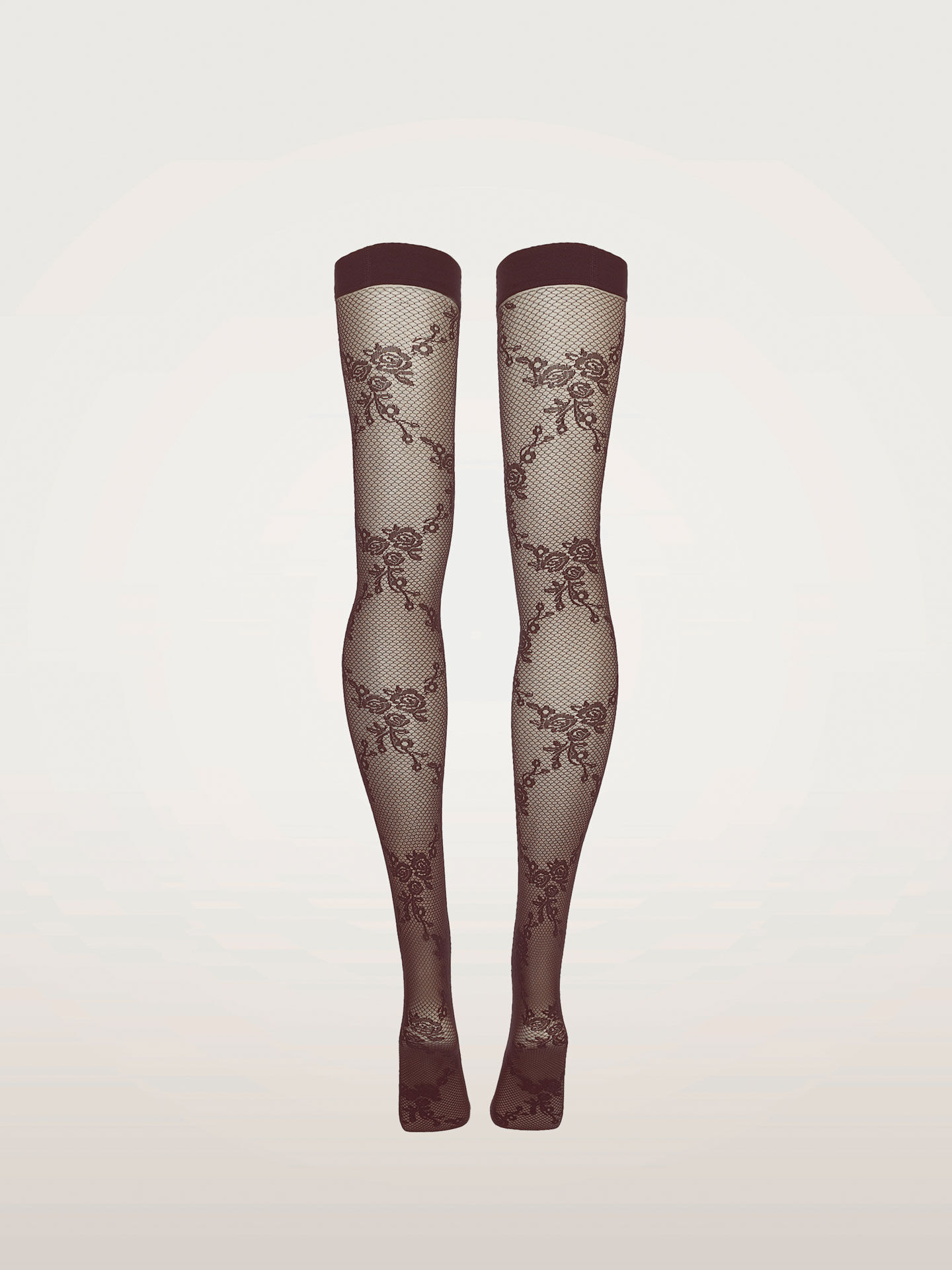 FLORAL LACE STAY-UP