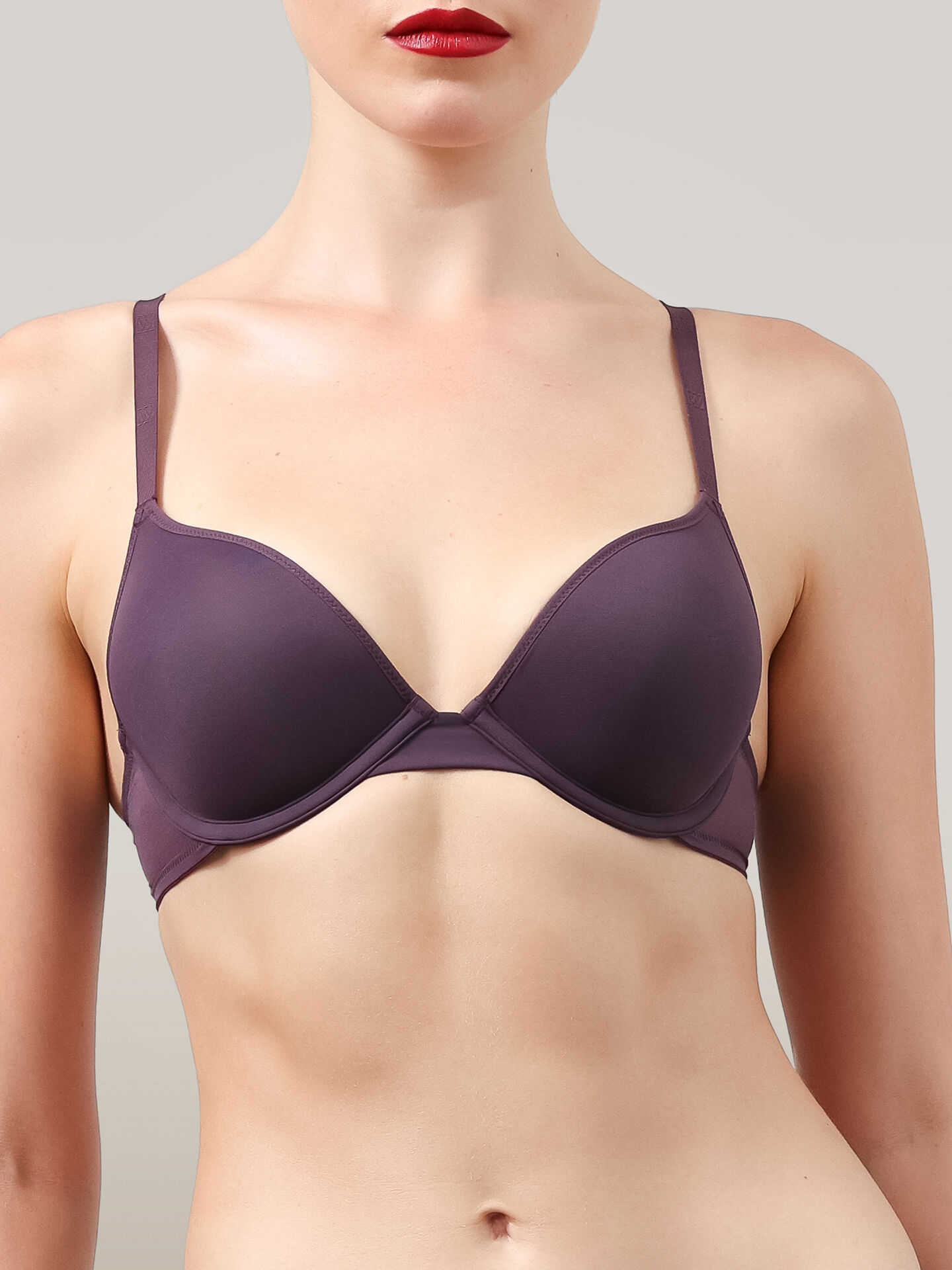SHEER OPAQUE PUSH-UP BRA SHEER OPAQUE PUSH-UP BRA