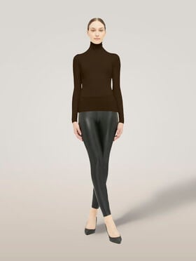MERINO FINE RIB TOP LONG SLEEV