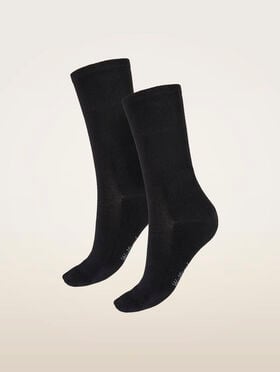 CO BLEND TERRY SOCKS 2-PACK