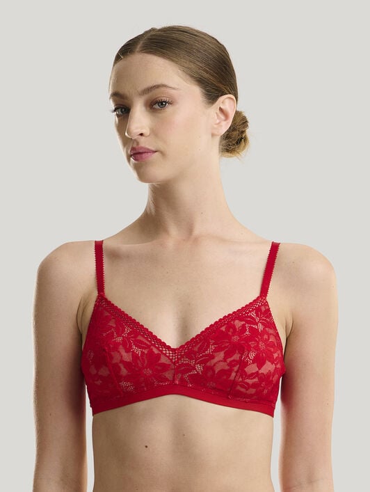 LACE TRIANGLE BRA