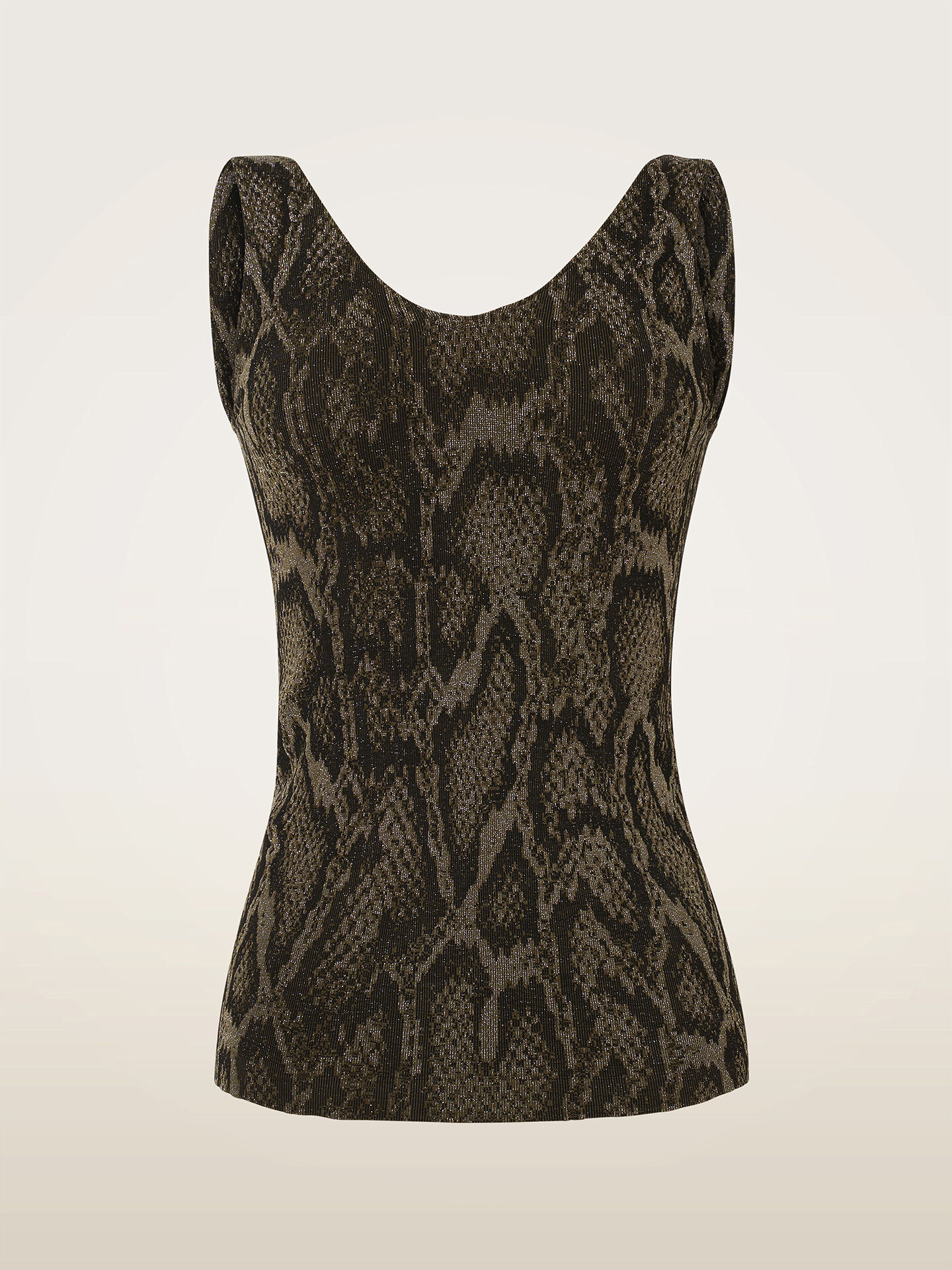 SHIMMERING PYTHON T.SLEEVELESS SHIMMERING PYTHON T.SLEEVELESS