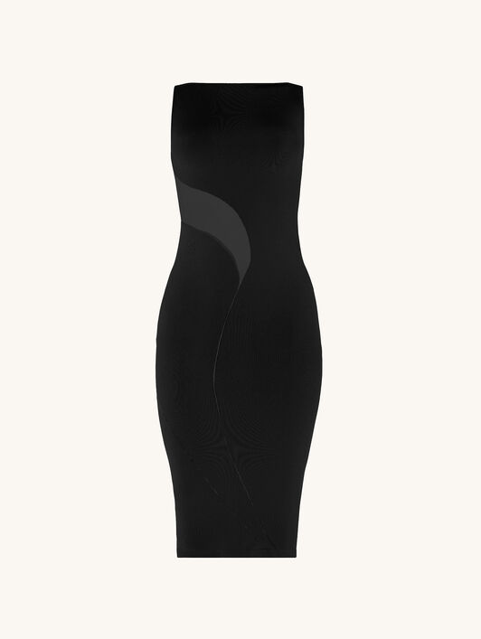 SATIN SHEER DRESS SATIN SHEER DRESS