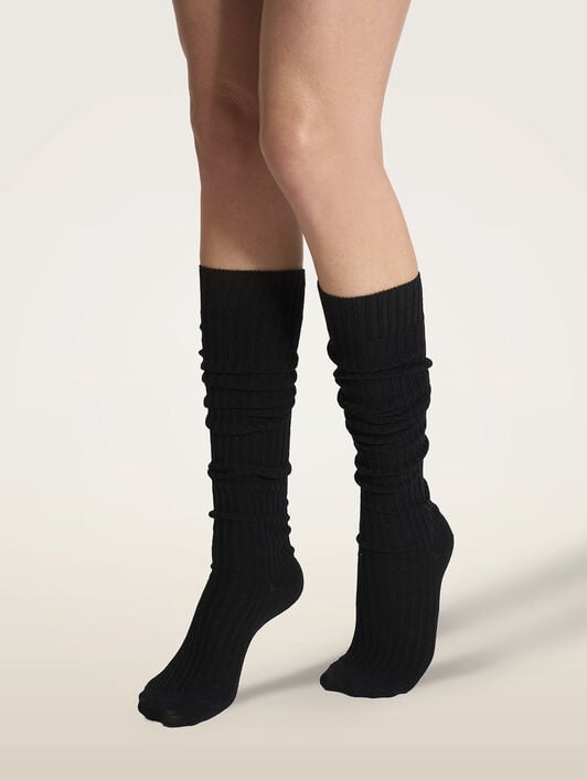 WOOL RIB SOCKS