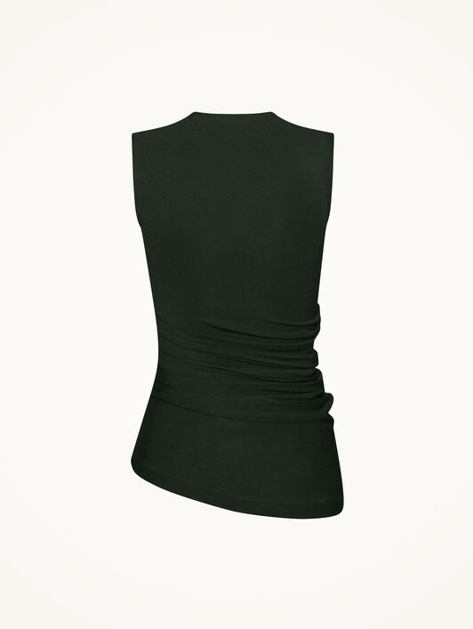 THE CREPE JERSEY TOP SLEEVELES THE CREPE JERSEY TOP SLEEVELES