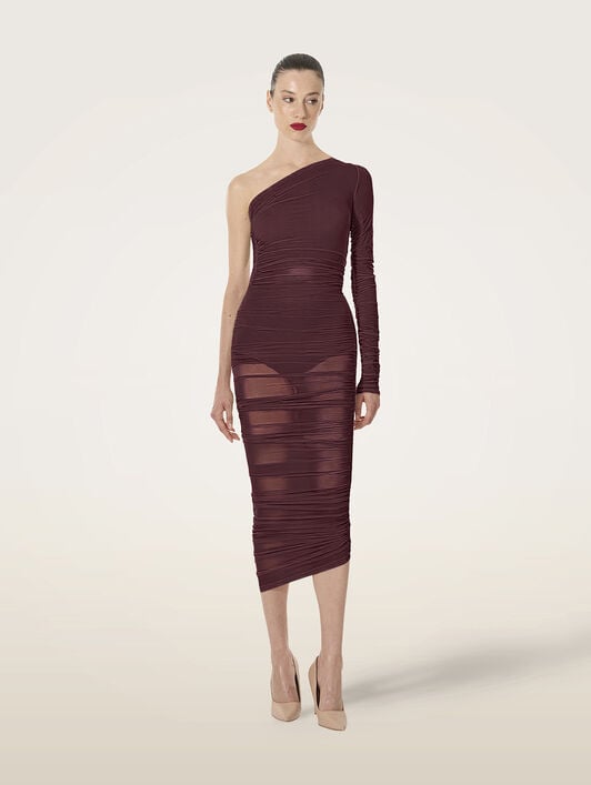 SHEER DRAPE SKIRT SHEER DRAPE SKIRT