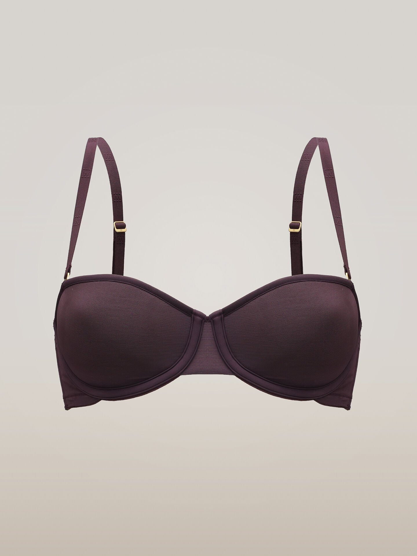 SHEER OPAQUE BANDEAU BRA