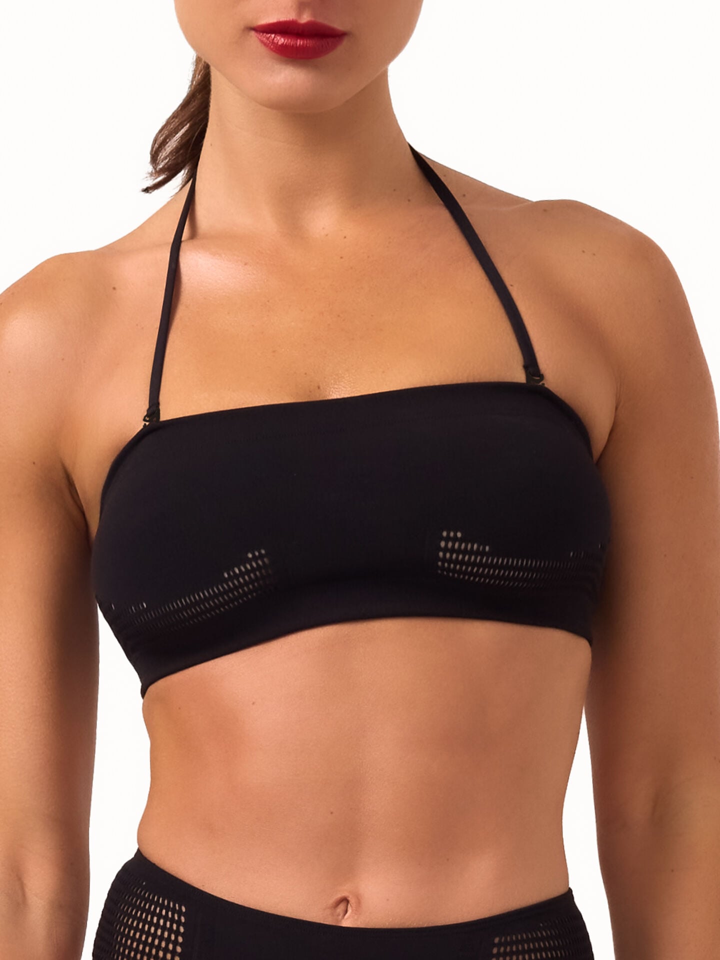 NET & RIBS SWIM BANDEAU BRA