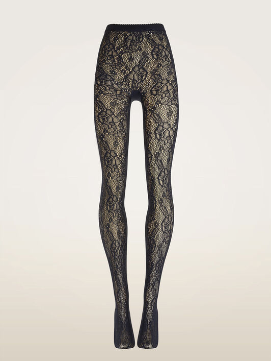 INFINITE ROSE NET TIGHTS