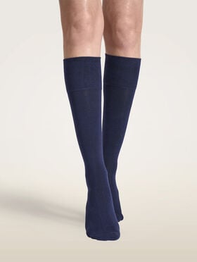 STRETCH COTTON KNEE-HIGHS