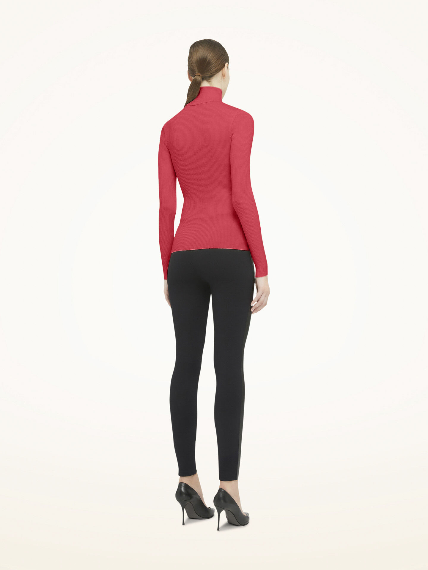 MERINO FINE RIB TOP LONG SLEEV