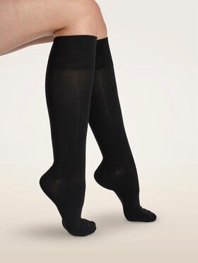 STRETCH COTTON KNEE-HIGHS