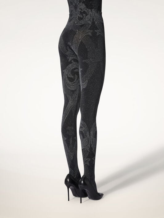 METALLIC JACQUARD TIGHTS METALLIC JACQUARD TIGHTS
