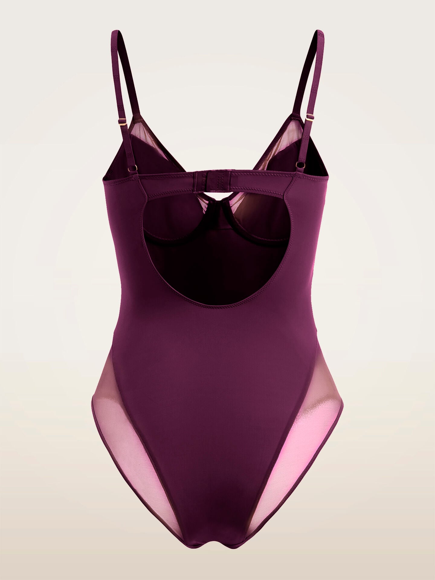 SHEER OPAQUE BODYSUIT