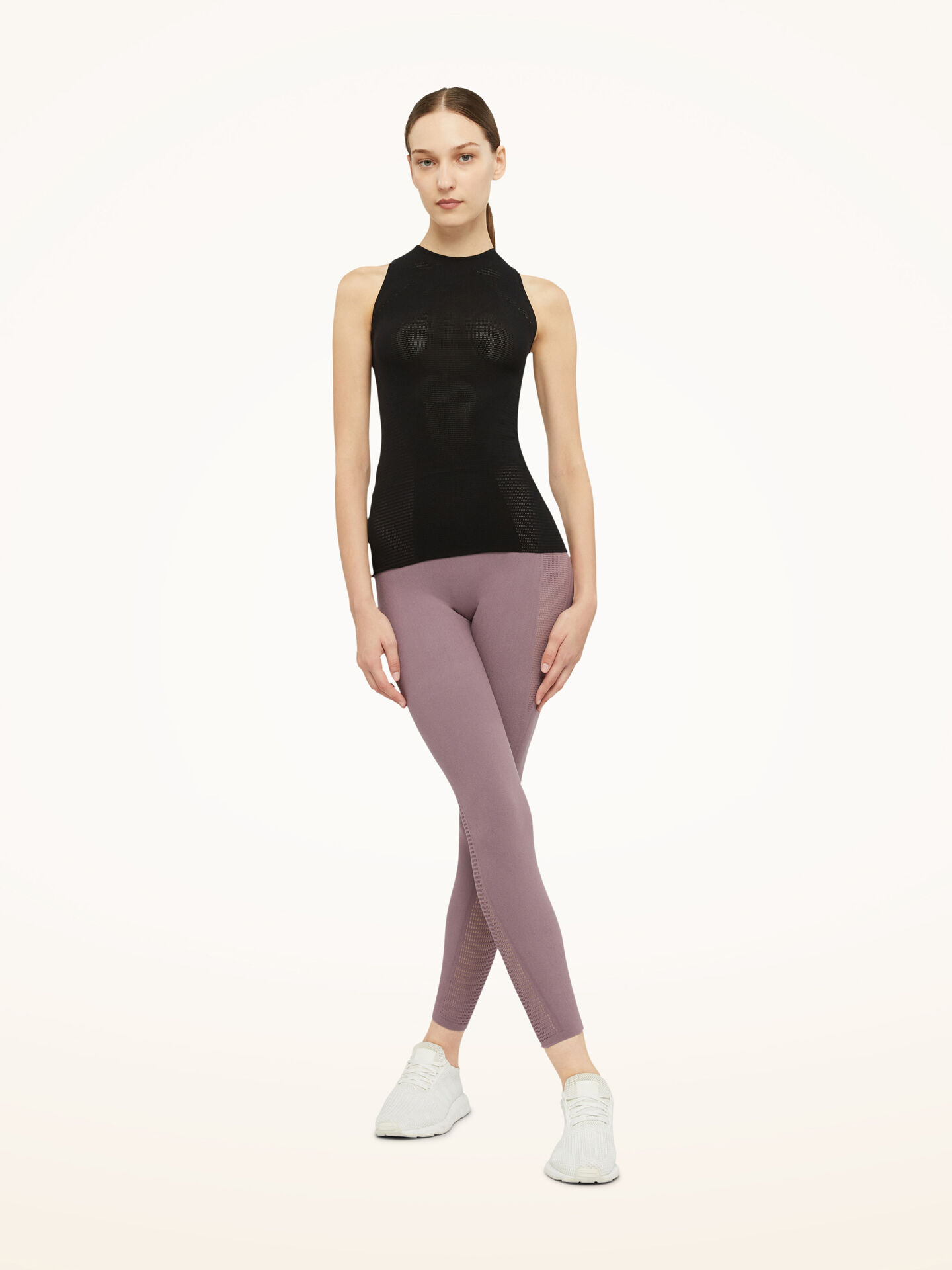 GRID NET TOP SLEEVELESS GRID NET TOP SLEEVELESS