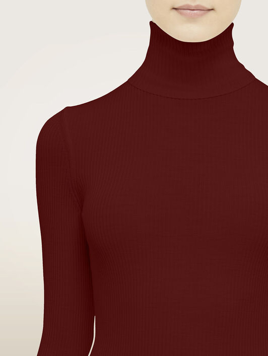 MERINO FINE RIB TOP LONG SLEEV