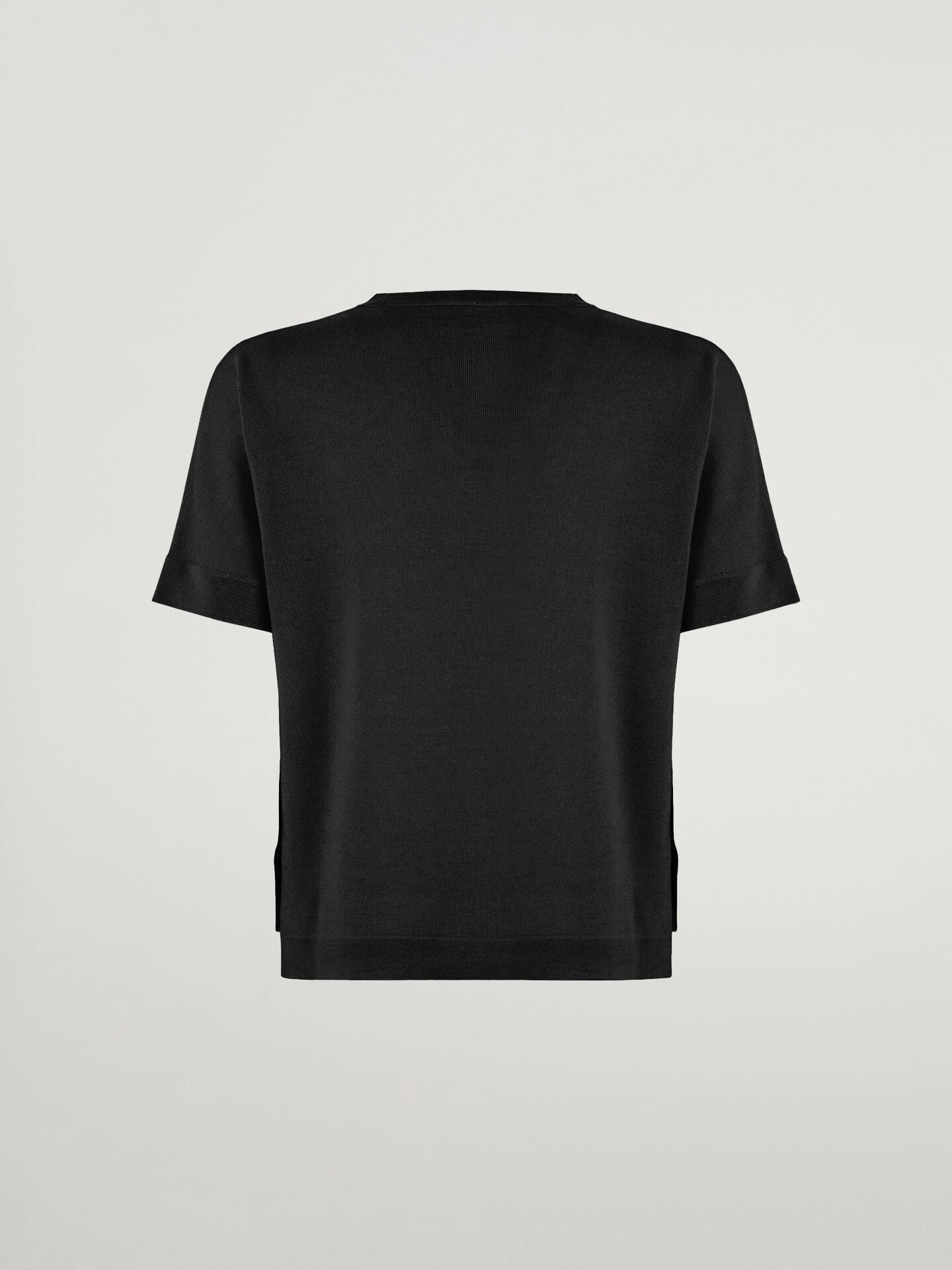 MERINO BLEND TOP SHORT SLEEVES
