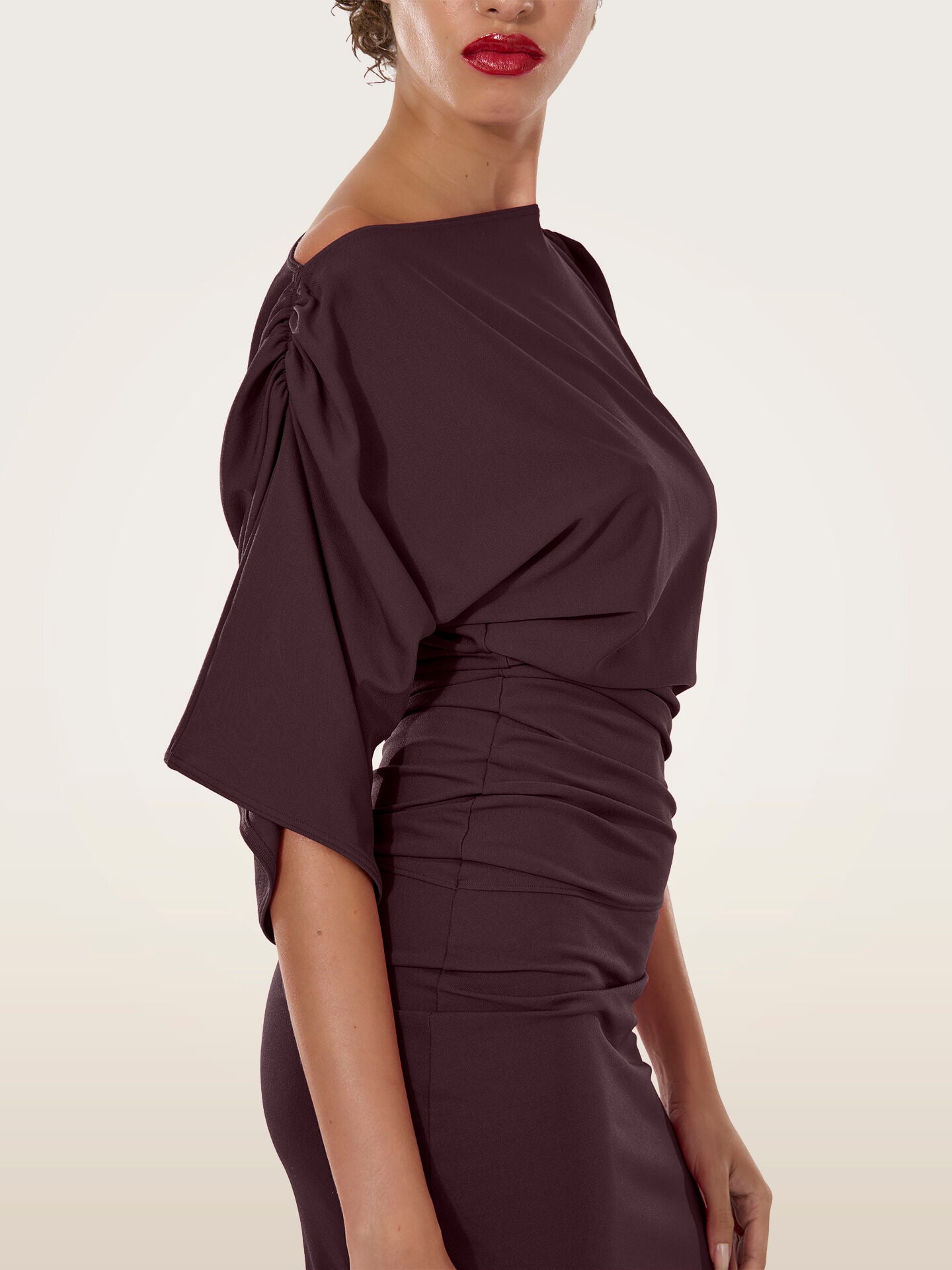 FLUID DRAPE DRESS