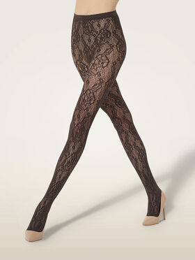 INFINITE ROSE NET TIGHTS