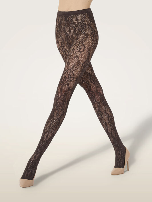 INFINITE ROSE NET TIGHTS