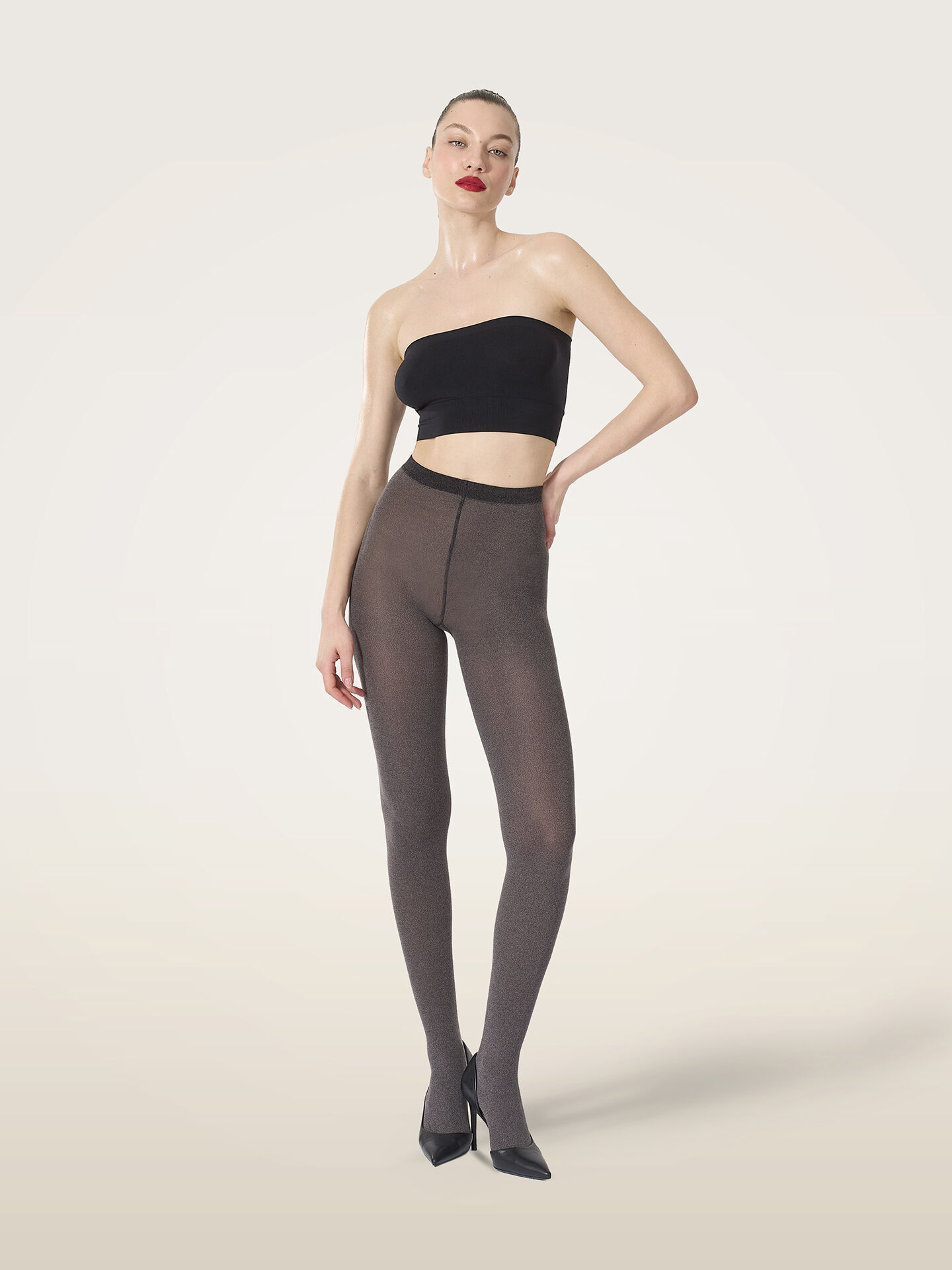 COTTON VELVET TIGHTS